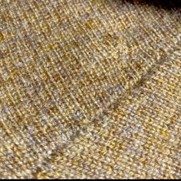 Ralph Lauren Toffee Melange Cashmere Knit Ruffled Wrap-Around L/S Sweater - Picture 15 of 16